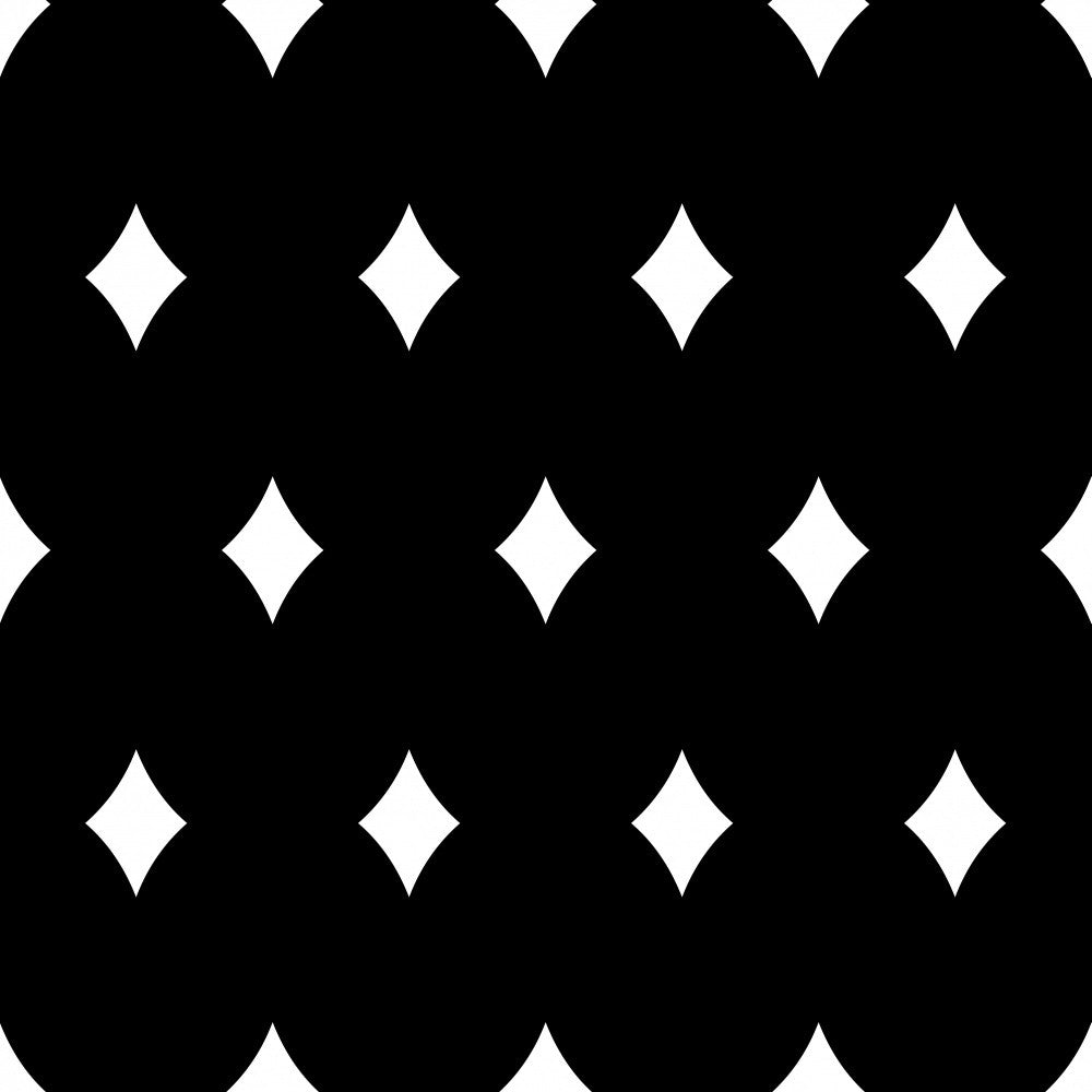 Diamonds Black and White