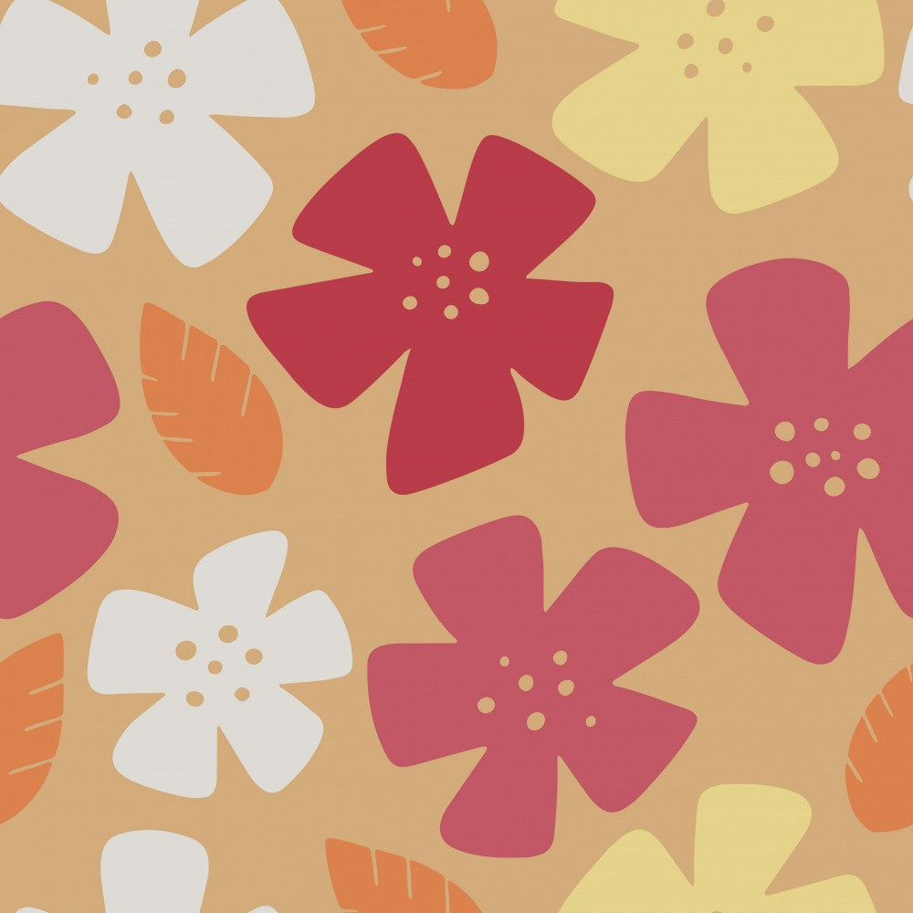 Happy Floral Red