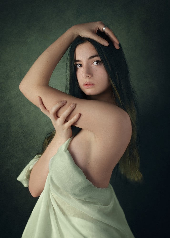 Green fabric