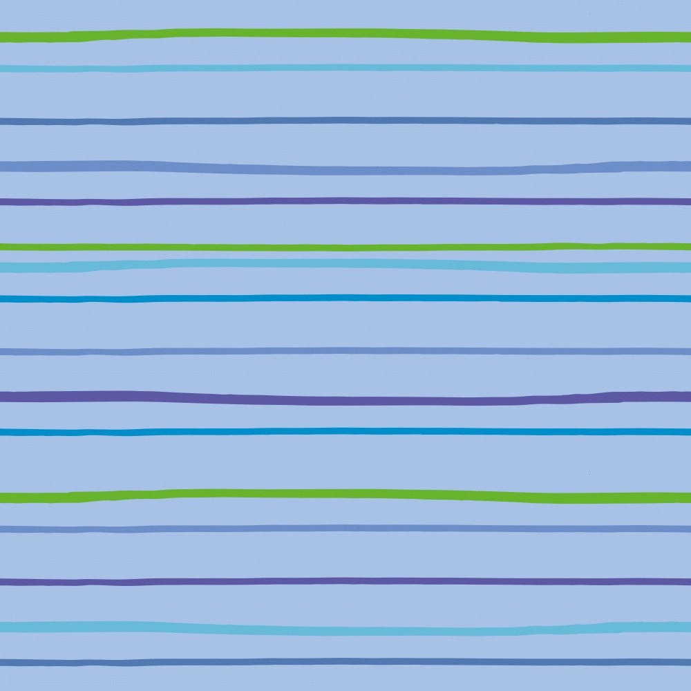 Irregular Stripes Light Blue