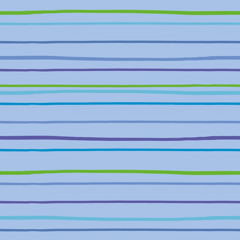 Irregular Stripes Light Blue