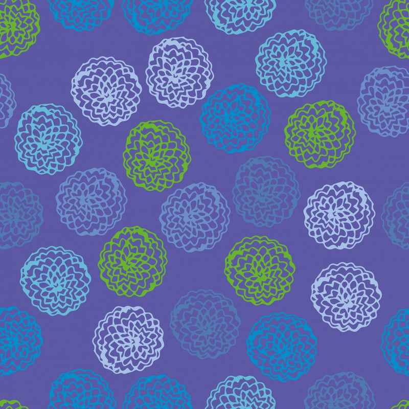 Pompom Multi Blue
