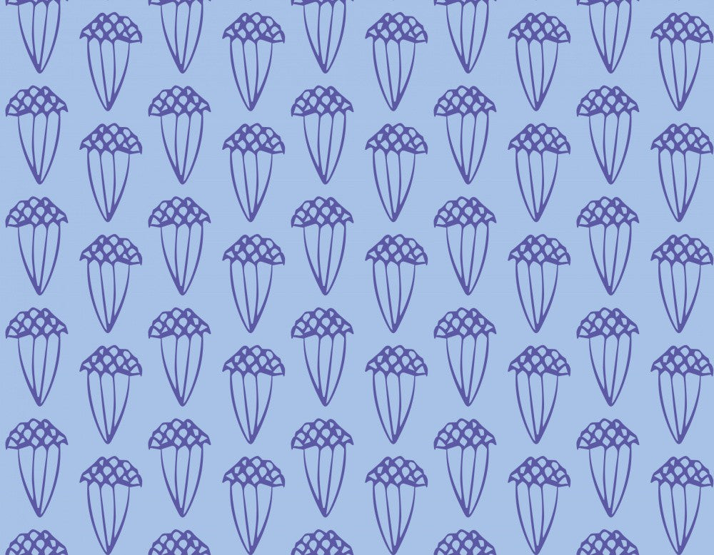 Seed Capsule Light Blue