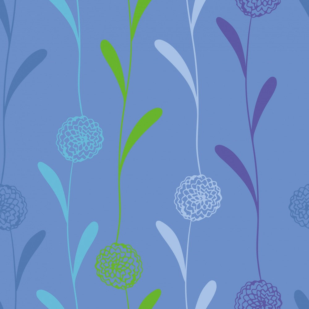 Pompom Garland Blue