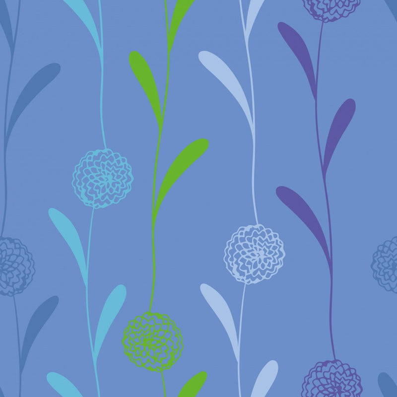 Pompom Garland Blue