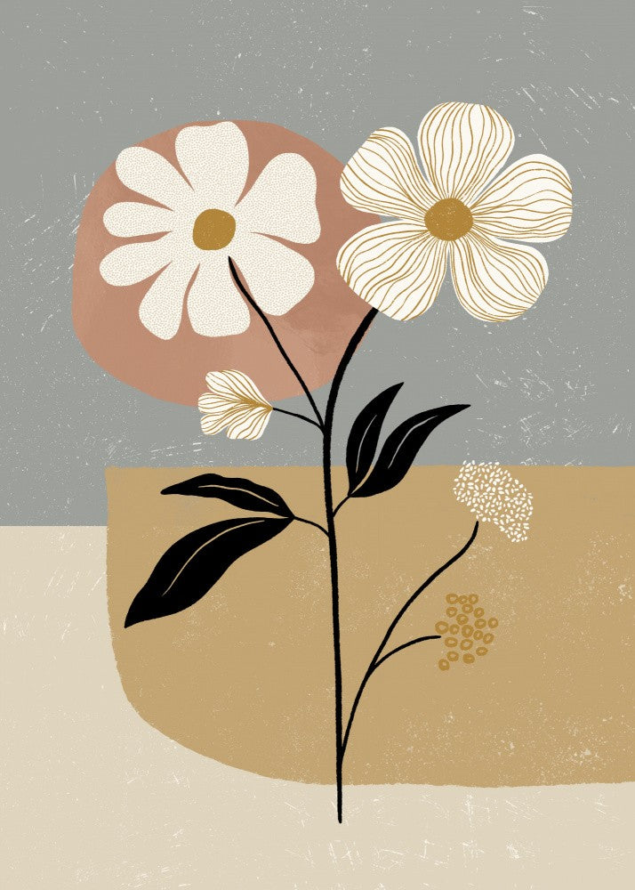 Minimalistische Blumen 02