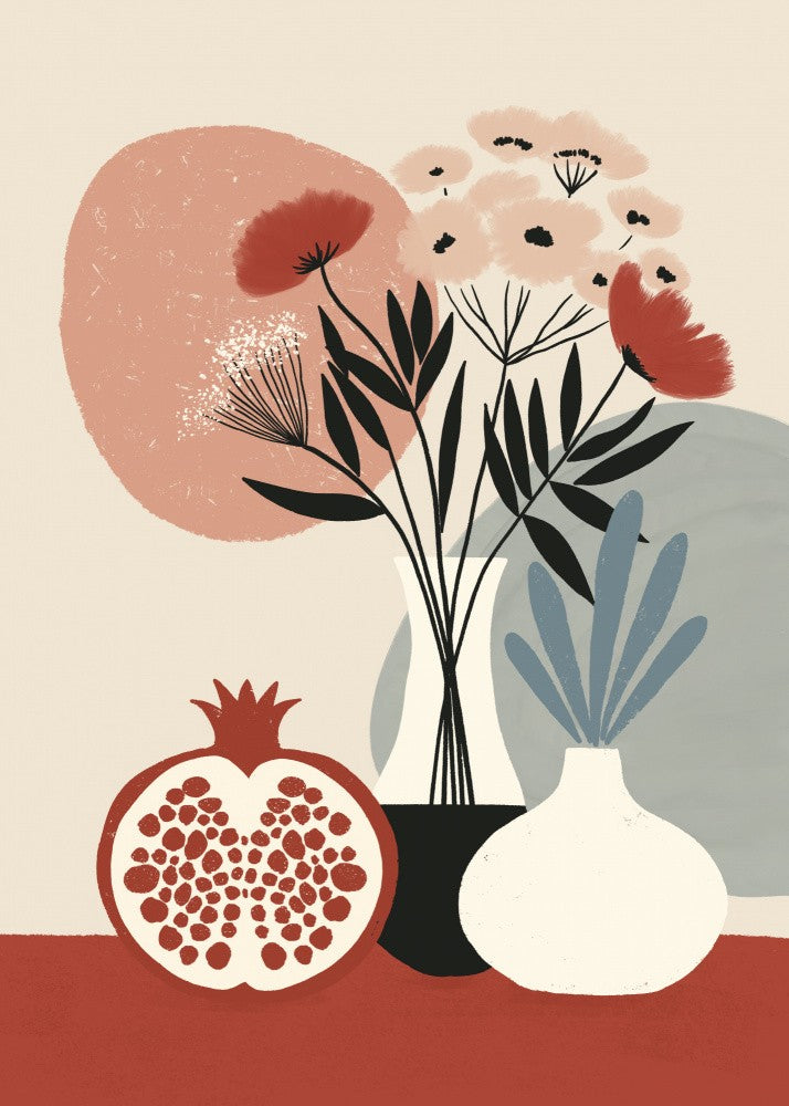Pomegranate Still Life 03