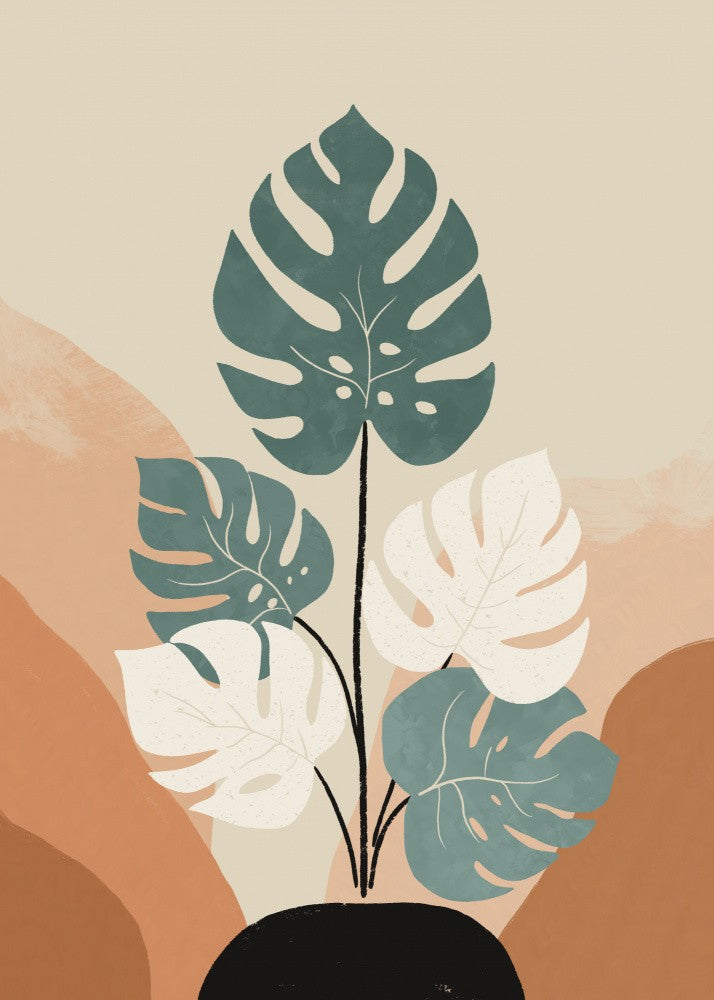 Retro Monstera