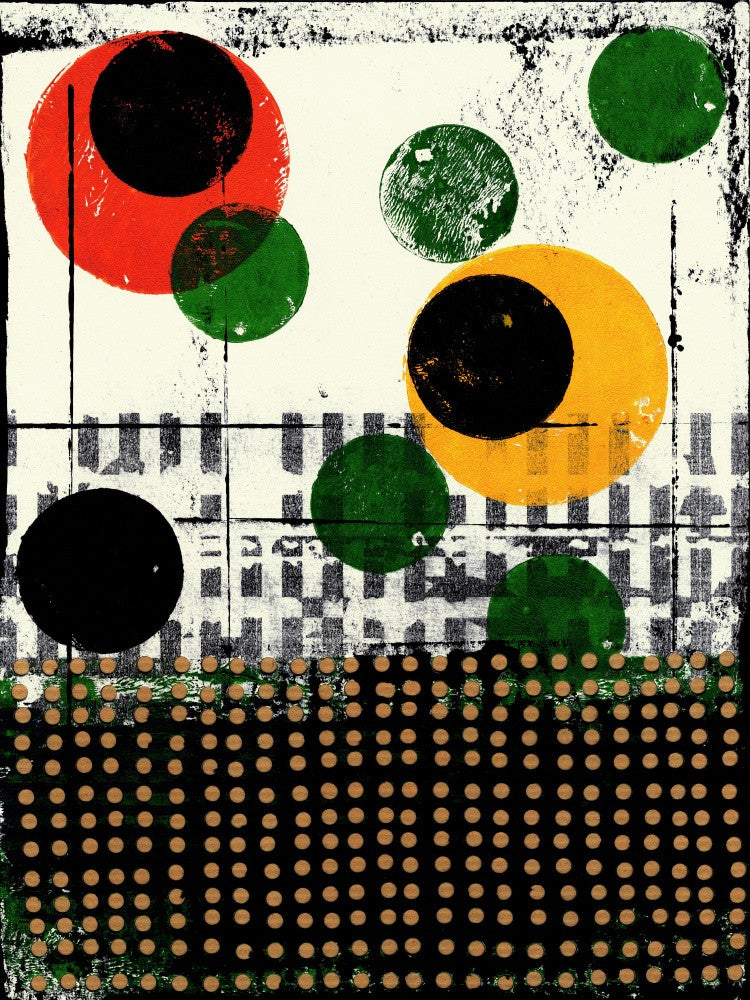 Abstract Artwork With Geometric Composition