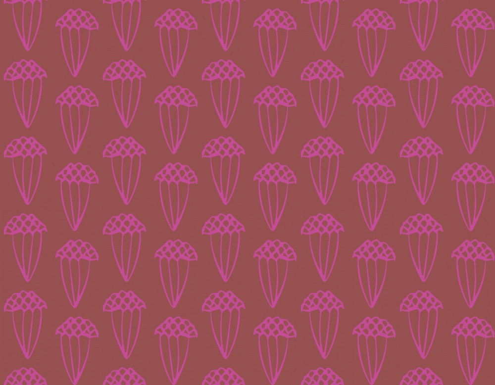 Seed Capsule Dark Pink