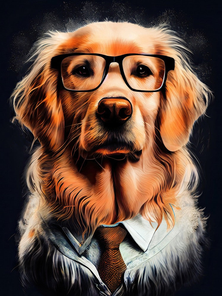 Dog hipster 2
