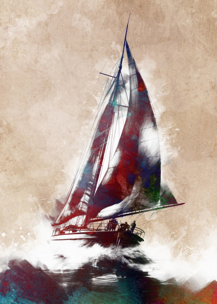 Sailing sport art 5