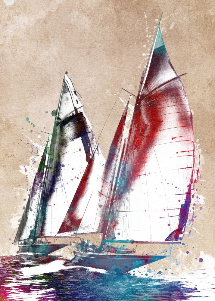 Sailing sport art 4