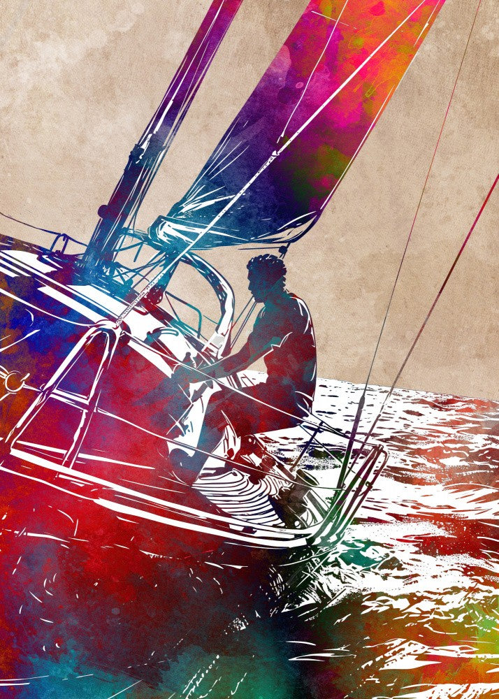 Sailing sport art 3