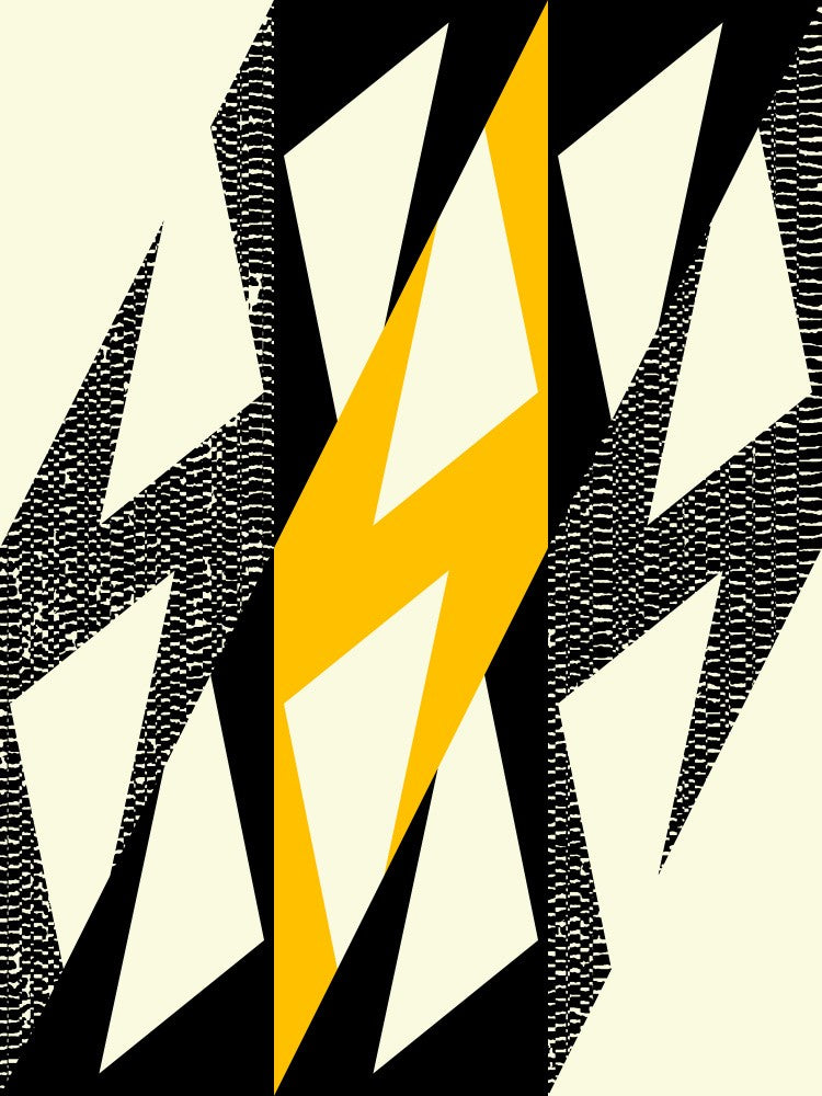 Bold Geometric Patterns with Sharp Angles