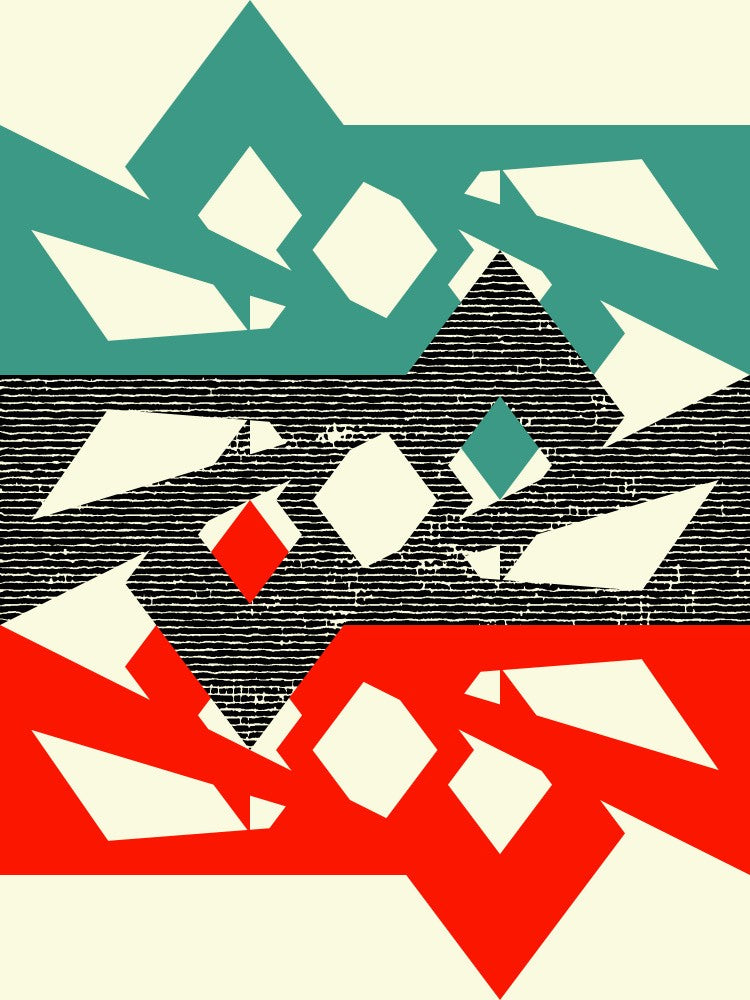Geometric Shapes and Bold Colors