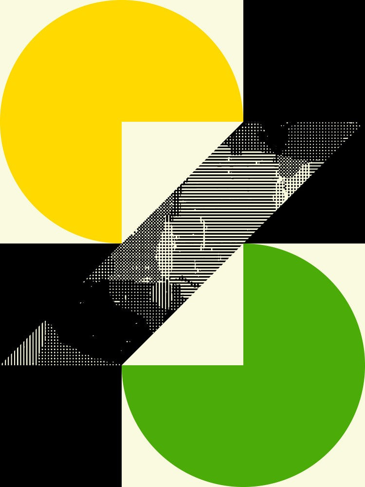 Abstraktes Geometrisches Kunstwerk