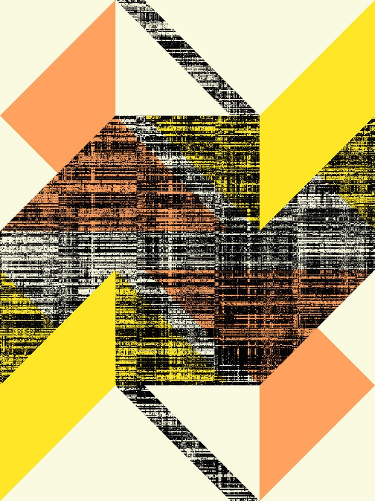 Overlapping Patterns In Earthy Tones