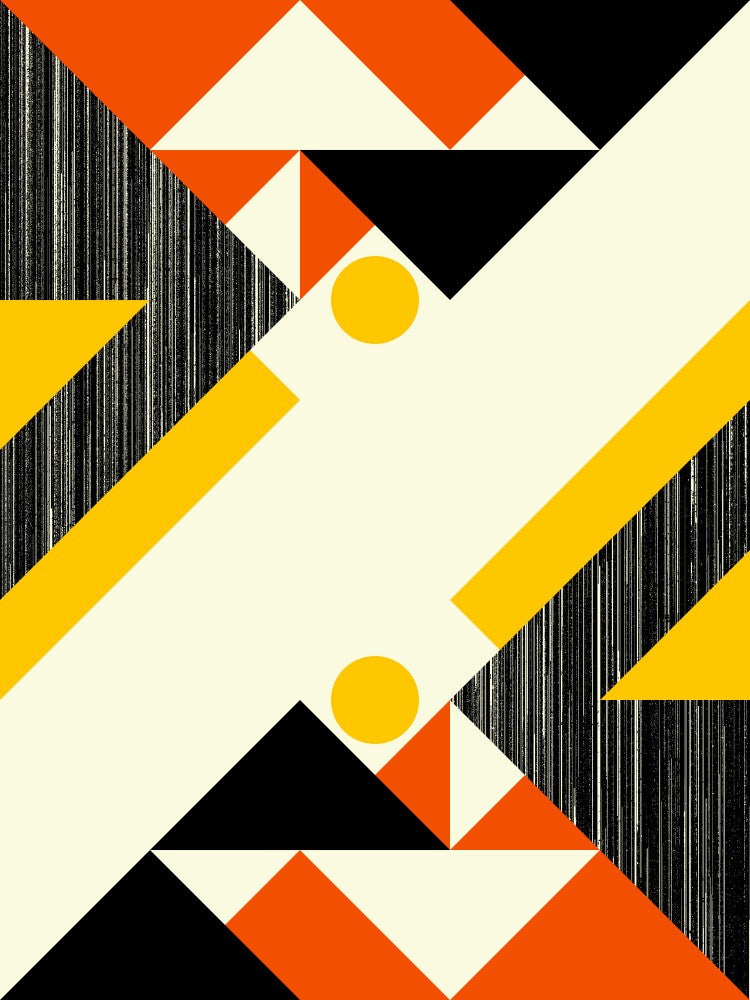 Vibrant Geometric Abstract Artwork