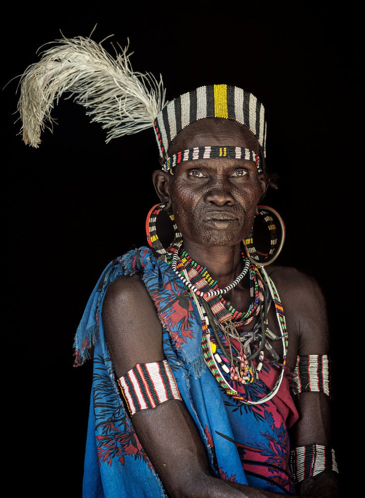 Jiye woman portrait, South Sudan