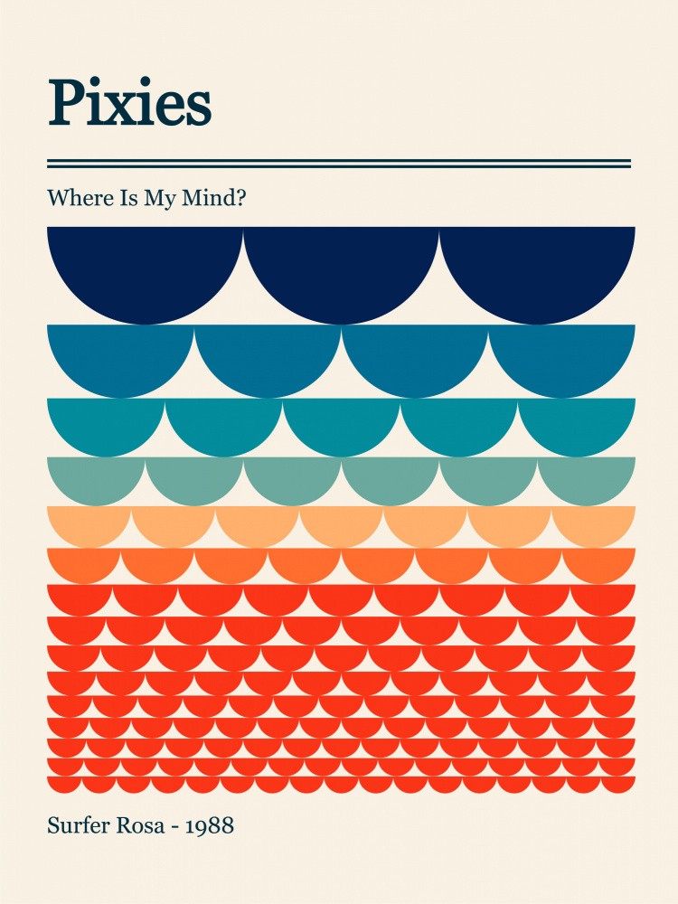 Pixies Retro gig poster