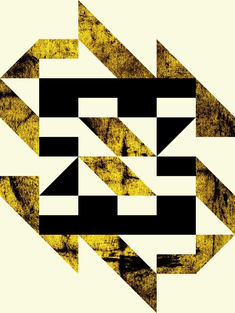 Black And Yellow Triangles