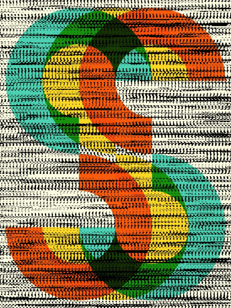 Colorful Stripe Illusion
