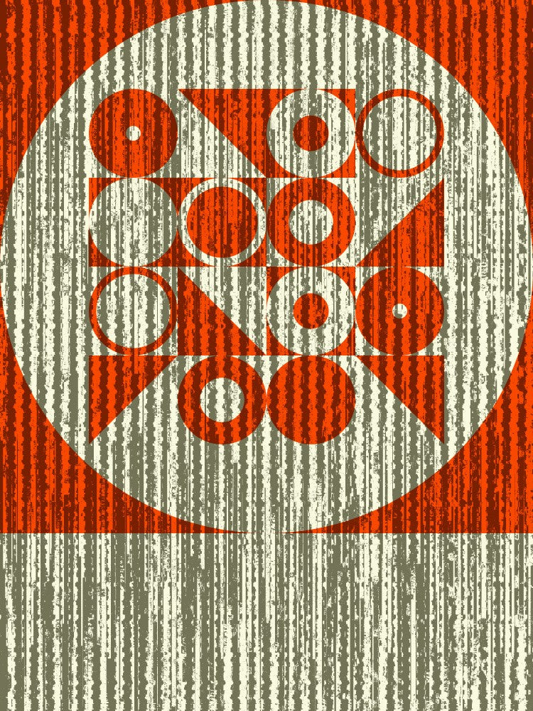 Red Circles And Triangles