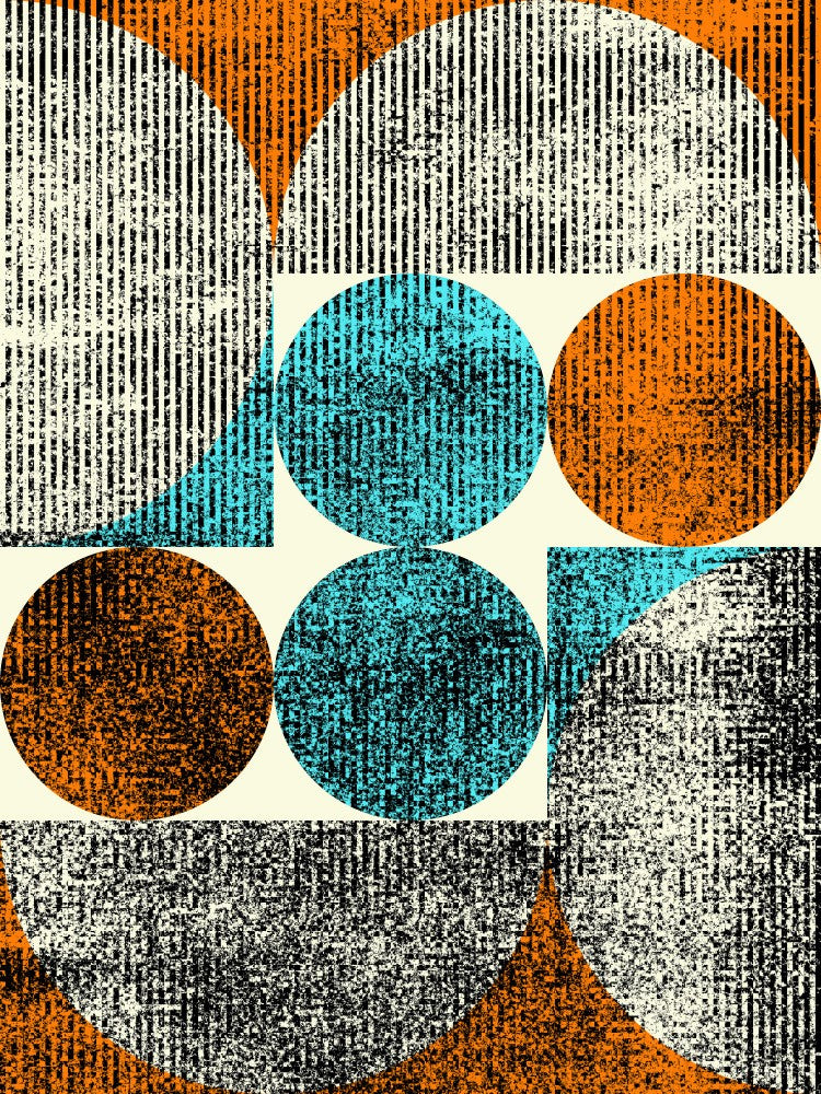 Geometric Pattern Of Overlapping Circles