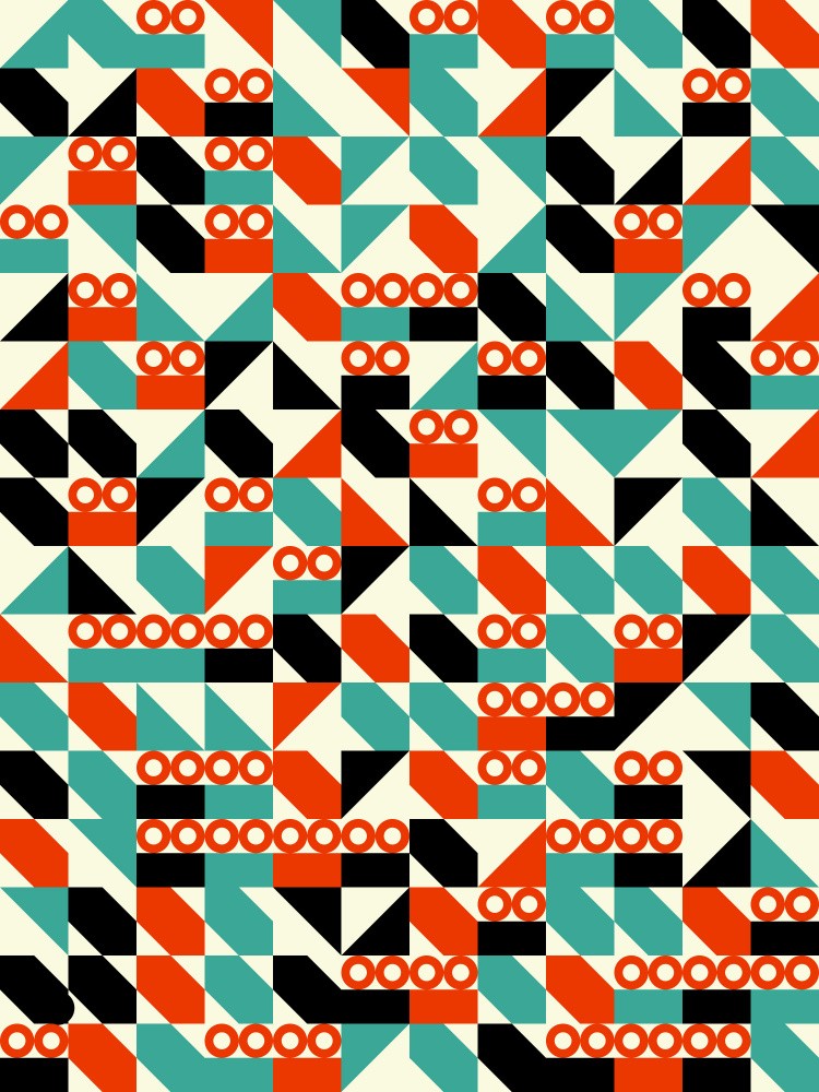 Dynamic Pattern Of Triangular Shapes
