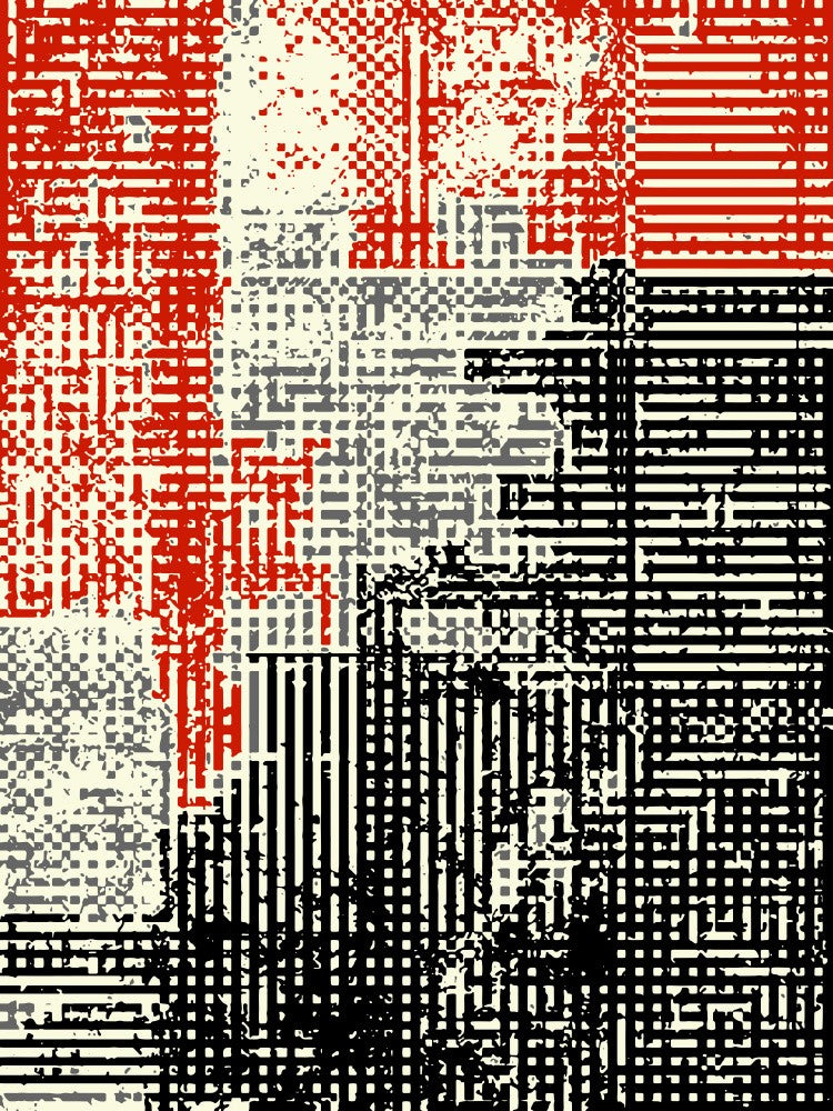 Complex Grid and Noise Pattern
