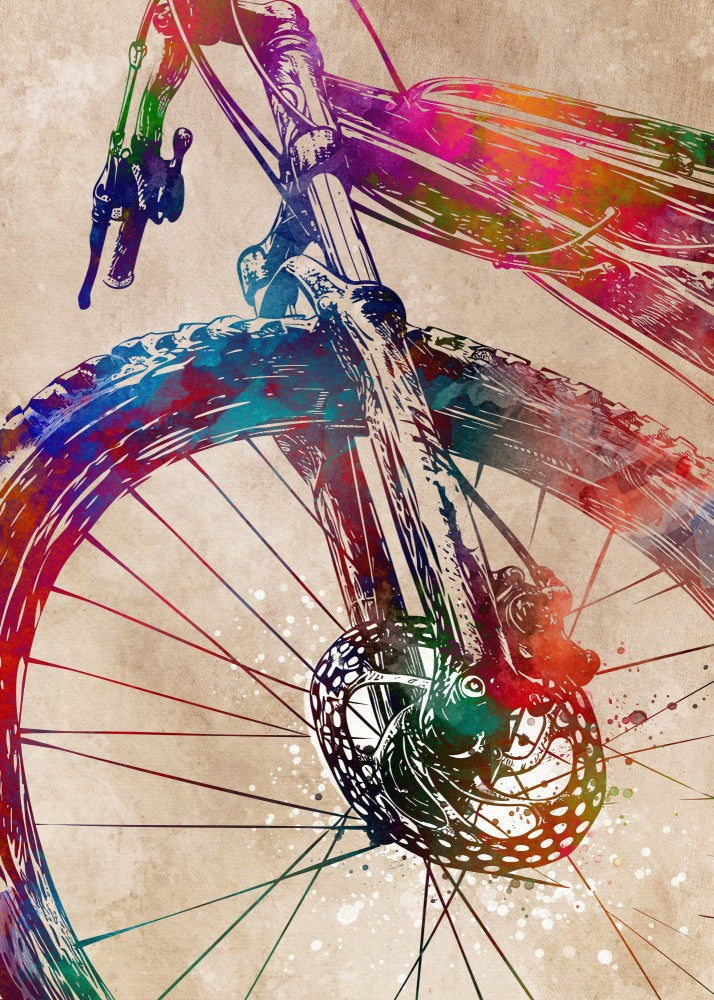 Sport cycling art
