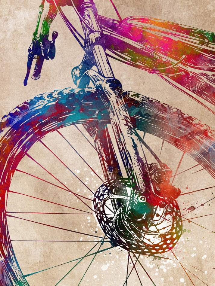 Sport cycling art