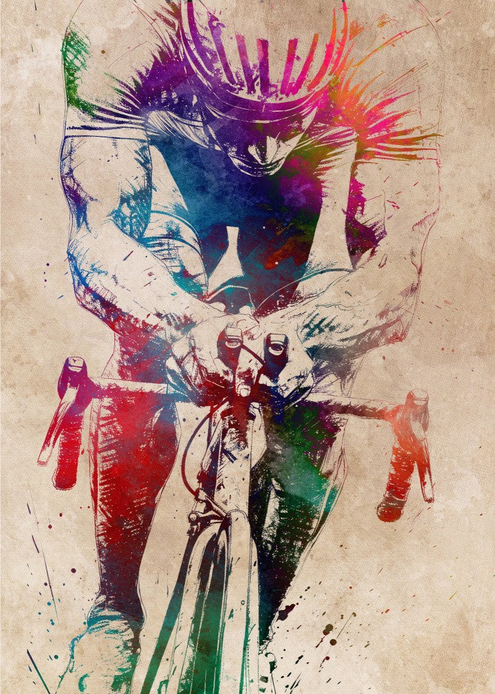 Sport cycling art