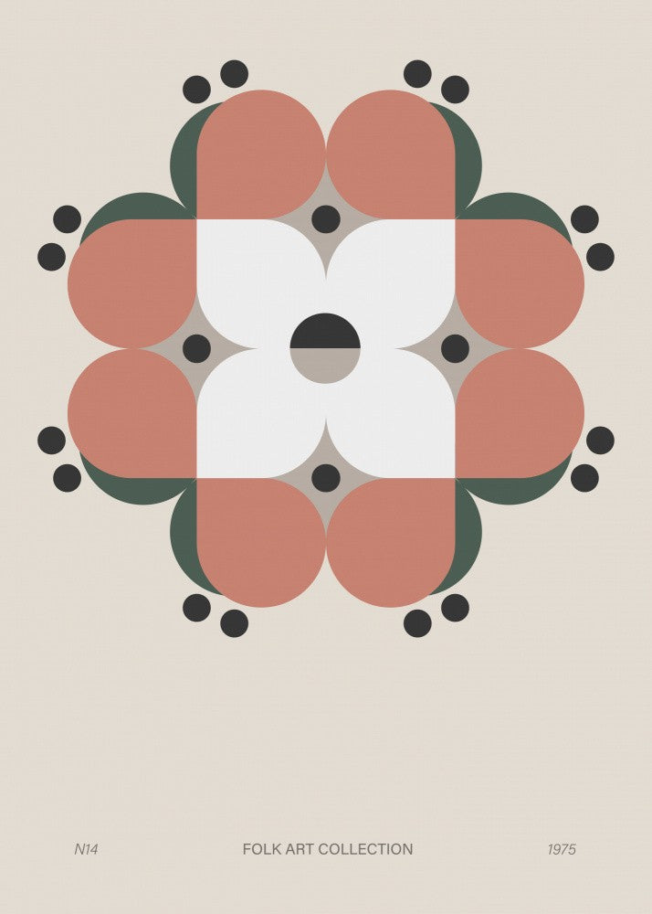 Modern folk art collection no 14