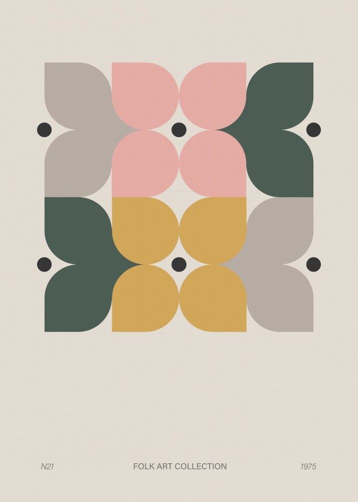 Modern folk art collection no 21