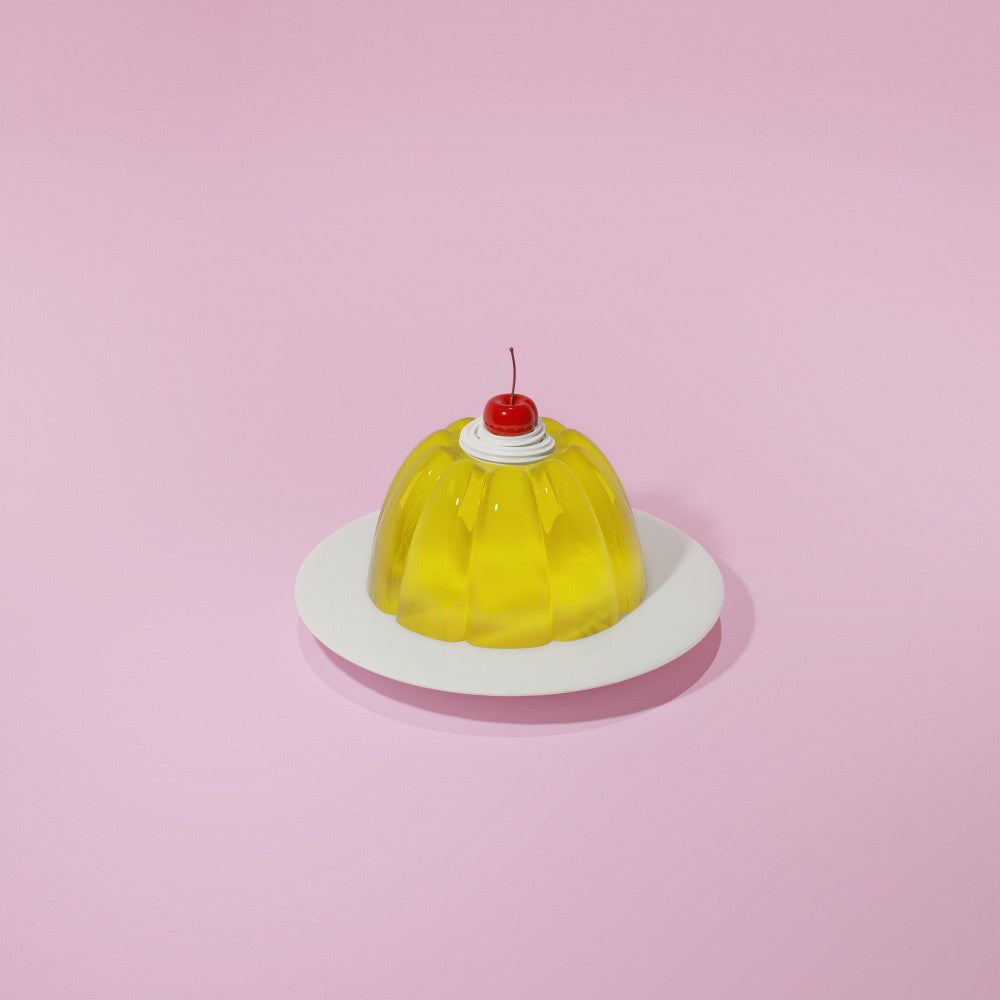 Yellow Gelatin Dessert