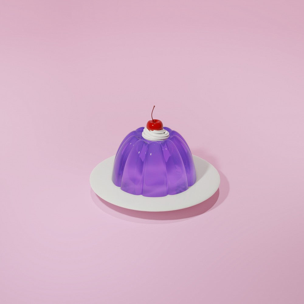 Purple Gelatin Dessert