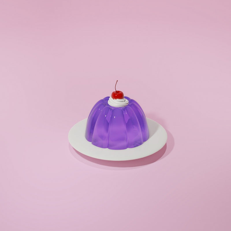 Purple Gelatin Dessert