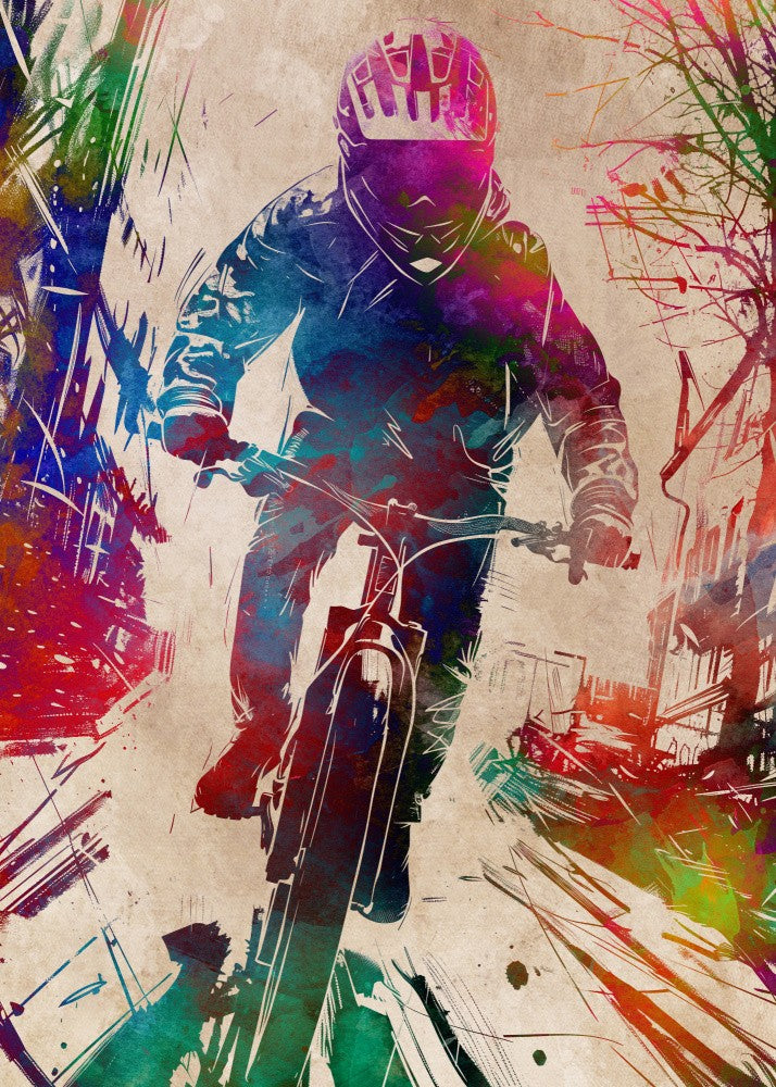 Sport cycling art