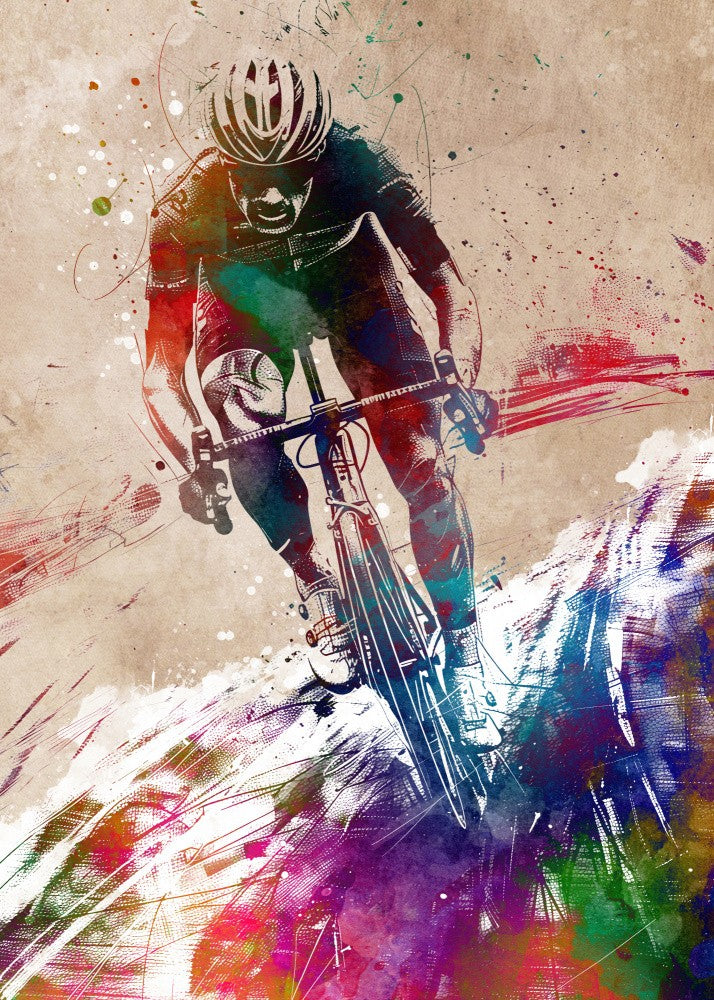 Sport cycling art