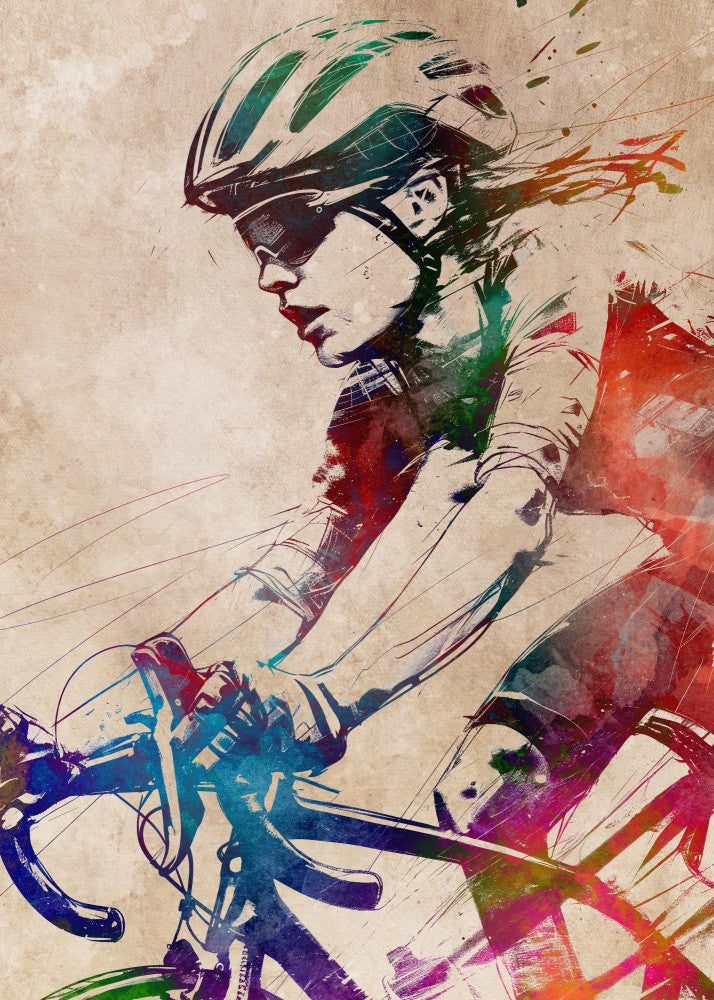 Sport cycling art