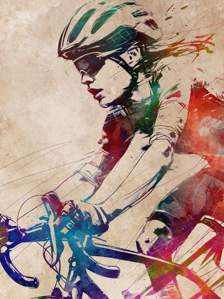 Sport cycling art