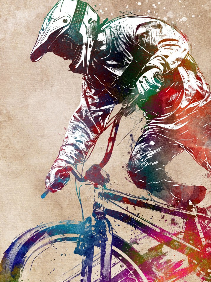 Sport cycling art