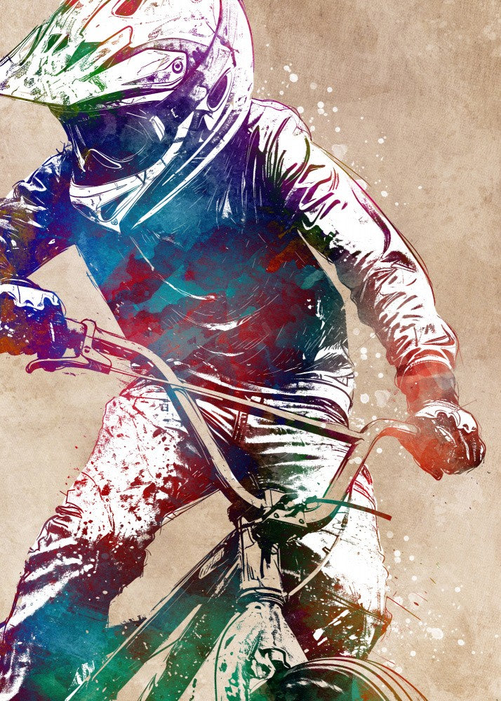 Sport cycling art