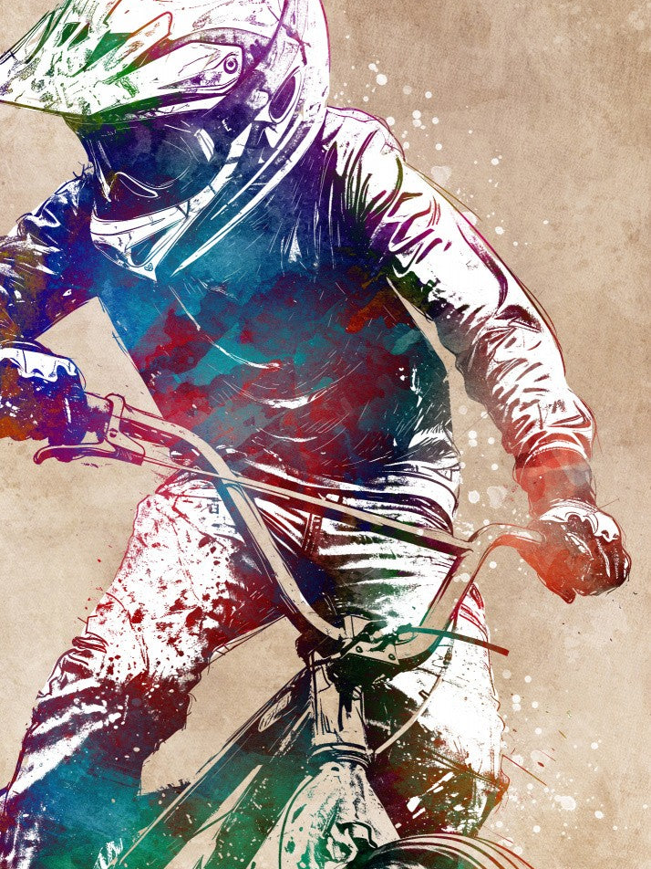 Sport cycling art