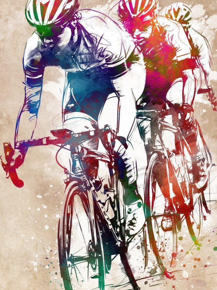 Sport cycling art