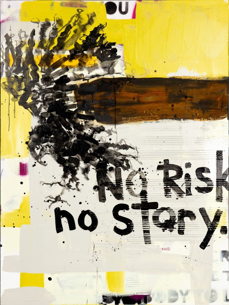 No Risk No Story Yellow
