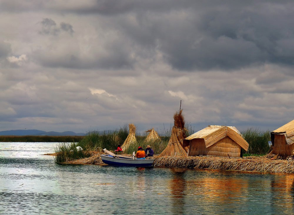 Sonnenuntergang am Titicaca-See