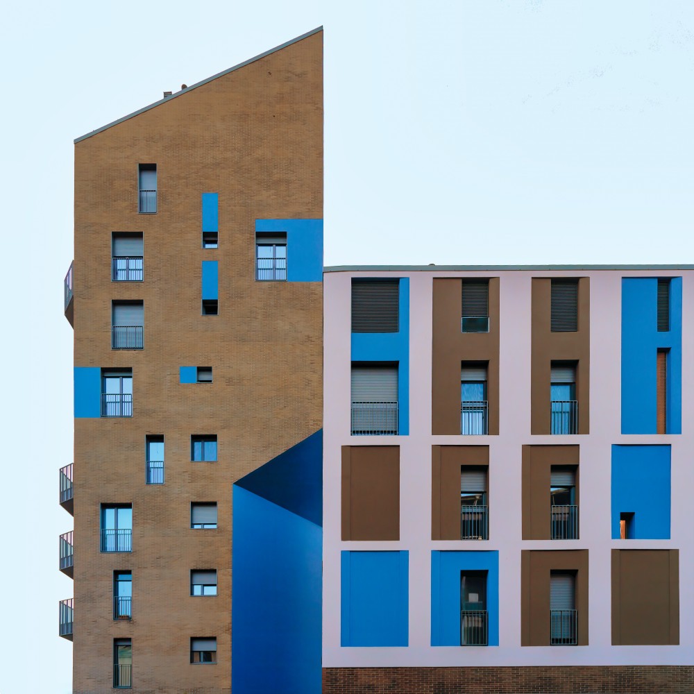 Chocolate and blue